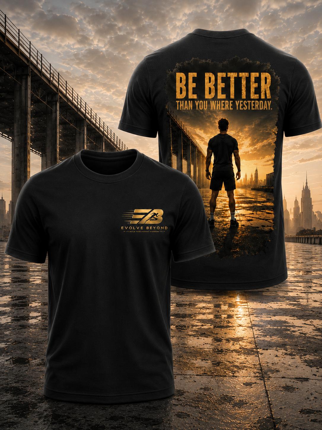 Men T-Shirt DROP 01 — THE FIRST STEP